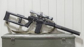 Special Russian sniper rifle VSK-94 - cheap and angry alternative to VSS Vintorez